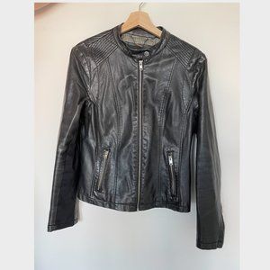 Black Rivet Leather Jacket